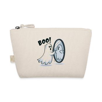 Boo Spiegelgeist im Spiegel - Bio-Täschchen - Natur - Vorne