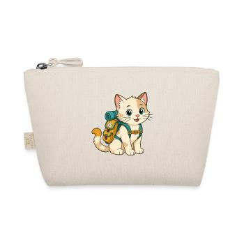 Adventure Cat – Hiking Buddy - Bio-Täschchen - Natur - Vorne