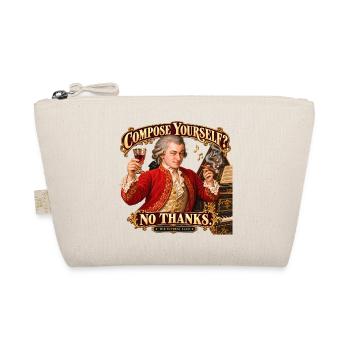 Lustiges Mozart-Geschenk – Sammeln Sie sich? Nein danke! - Bio-Täschchen - Natur - Vorne