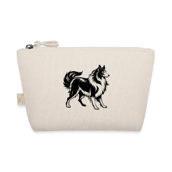 Shetland Schäferhund Hundegang - Bio-Täschchen - Natur - Vorne