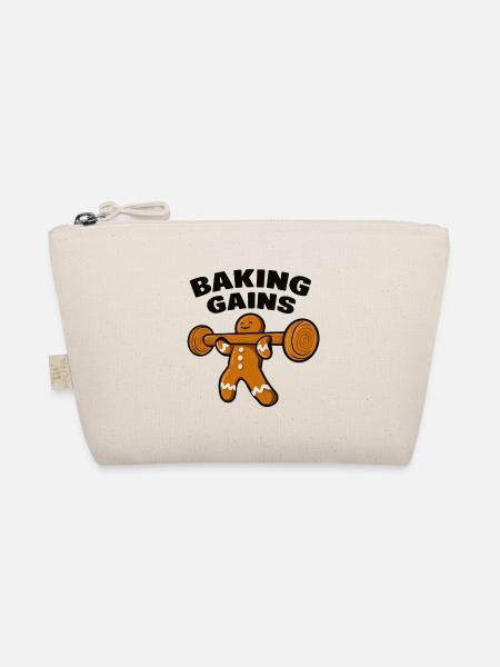 Baking Gains: Ginger Krafttraining - Bio-Täschchen - Natur