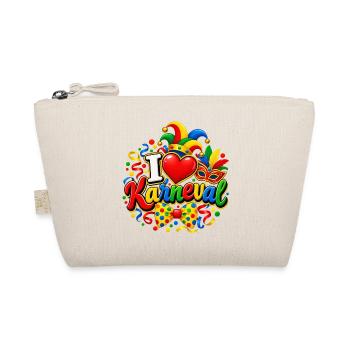 Karneval , I Love Karneval  - Bio-Täschchen - Natur - Vorne