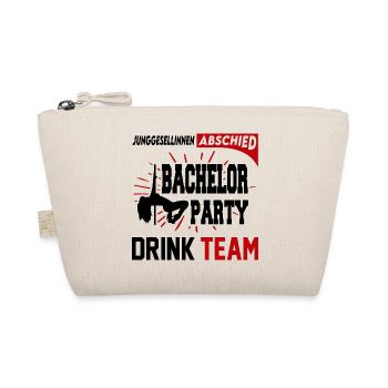 Junggesellinnenabschied Bachelor Party Drink Team - Bio-Täschchen - Natur - Vorne