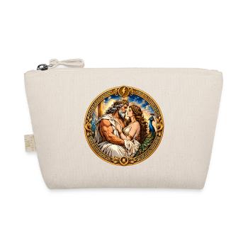 Zeus und Hera - Bio-Täschchen - Natur - Vorne