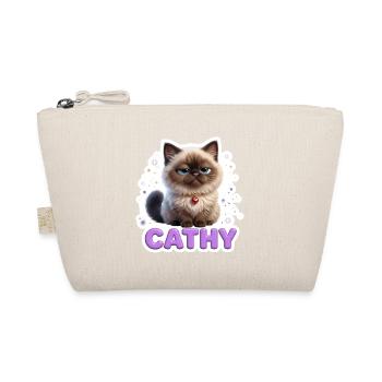 Fluffy Love Cathy - Bio-Täschchen - Natur - Vorne
