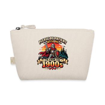 Retro Gamer 1900s Lustiger Gaming Spruch - Bio-Täschchen - Natur - Vorne