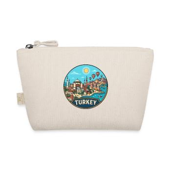 Türkei-Reiseabzeichen Hagia Sophia Kappadokien - Bio-Täschchen - Natur - Vorne
