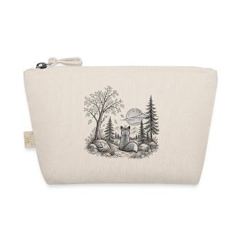 Cute Forrest - Niedlicher Wald - Bio-Täschchen - Natur - Vorne