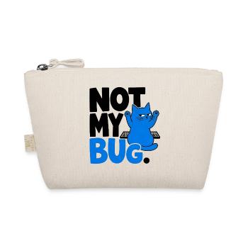 Computerchat NICHT MEIN BUG. - Bio-Täschchen - Natur - Vorne
