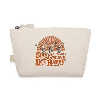 Stay Groovy Die Happy Skeletons - Bio-Täschchen - Natur - Vorne