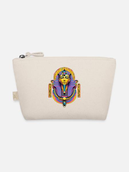Pharao Pop – Ägypten in Neonfarben - Bio-Täschchen - Natur