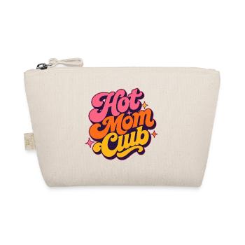 Hot Mom Club Muttertag Mama Retro Groovy Geschenk - Bio-Täschchen - Natur - Vorne