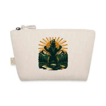Wild Bear Mountain Forest – Vintage Natur - Bio-Täschchen - Natur - Vorne