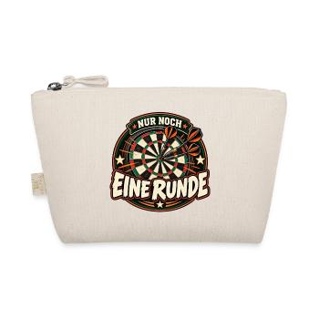 Nur noch eine Runde Darts / Kneipensport - Bio-Täschchen - Natur - Vorne