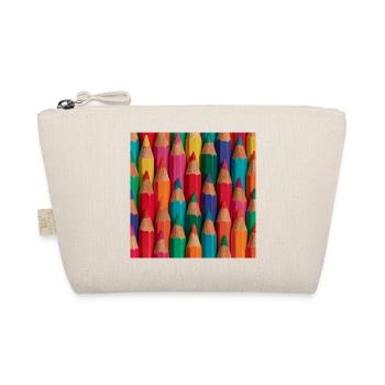 Mehrfarbige Bleistiftpalette - Bio-Täschchen - Natur - Vorne