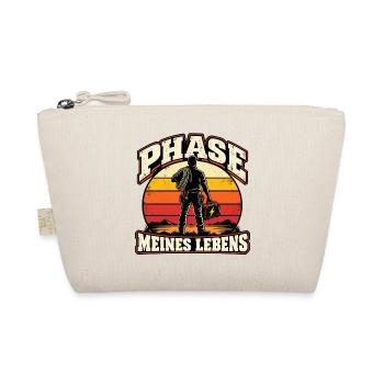 Phase meines Lebens – Elektriker Retro - Bio-Täschchen - Natur - Vorne