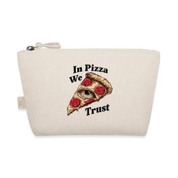 In Pizza We Trust - Bio-Täschchen - Natur - Vorne