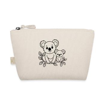 Koala mit Baby - Bio-Täschchen - Natur - Vorne