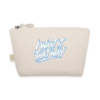 I Want It That Way - Backstreet 2026 - Bio-Täschchen - Natur - Vorne