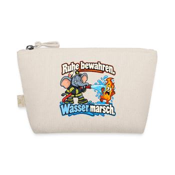 Feuerwehr-Elefant – Ruhe bewahren, Wasser marsch - Bio-Täschchen - Natur - Vorne