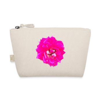 Pop Art Rose - Bio-Täschchen - Natur - Vorne