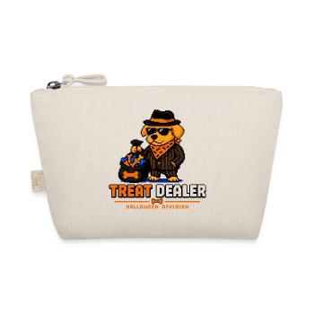 Treat Dealer Hund Halloween Pixel Art. - Bio-Täschchen - Natur - Vorne