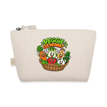 Veggie Gewinn Gemüsekorb Cartoon - Bio-Täschchen - Natur - Vorne