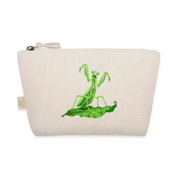 Gottesanbeterin grün - Bio-Täschchen - Natur - Vorne