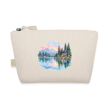 Winterhütte am See - Bio-Täschchen - Natur - Vorne