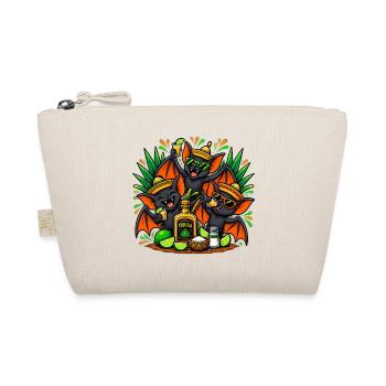 Tequila Fledermaus Fiesta - Bio-Täschchen - Natur - Vorne