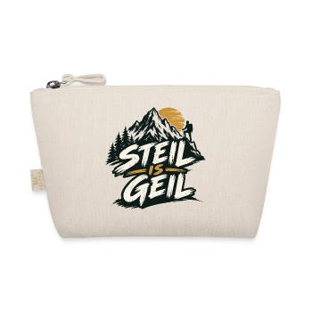 steil is geil - steil ist super - Bio-Täschchen - Natur - Vorne