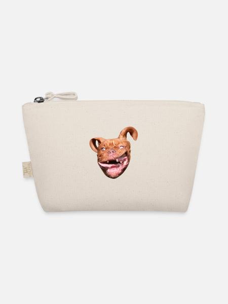 Bordeaux Dogge Willow  - Bio-Täschchen - Natur