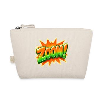 Comic Spruch Zoom Pop Art Typografie Grafik Shirt - Bio-Täschchen - Natur - Vorne