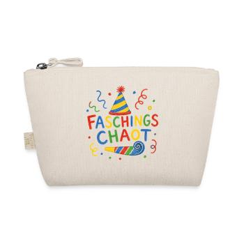 Faschings Chaot Karneval Kinder Party Spruch Shirt - Bio-Täschchen - Natur - Vorne