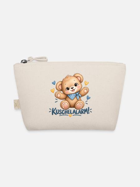 Kuschelalarm Kuschelbär - Bio-Täschchen - Natur