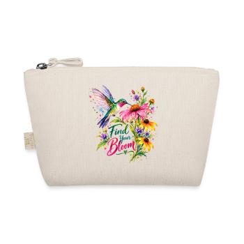 Find Your Bloom Hummingbird - Bio-Täschchen - Natur - Vorne