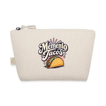 Memento Tacos Retro-Logo - Bio-Täschchen - Natur - Vorne
