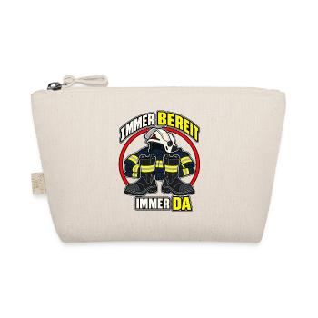 Feuerwehr – Immer bereit, immer da - Bio-Täschchen - Natur - Vorne