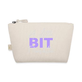 A Little Bit Dramatic Drama Queen Spruch Logo Text - Bio-Täschchen - Natur - Vorne