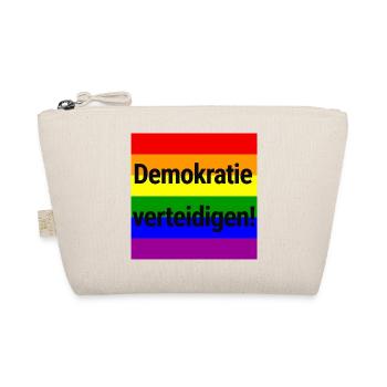 DEMOKRATIE VERTEIDIGEN REGENBOGEN STATEMENT, NOAFD - Bio-Täschchen - Natur - Vorne