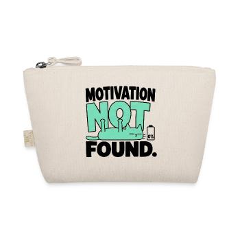 Chat-Humor – Motivation nicht gefunden - Bio-Täschchen - Natur - Vorne