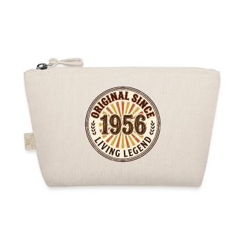 Vintage Living Legend Abzeichen von 1956 - Bio-Täschchen - Natur - Vorne