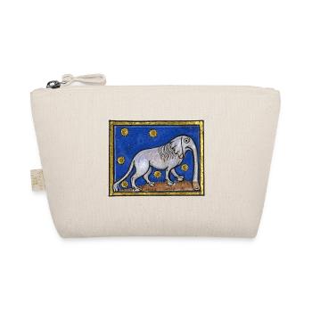 Mittelalterlicher Elefant - Bio-Täschchen - Natur - Vorne