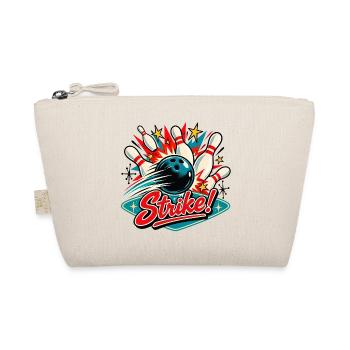 Strike Bowling Retro Explosion - Bio-Täschchen - Natur - Vorne