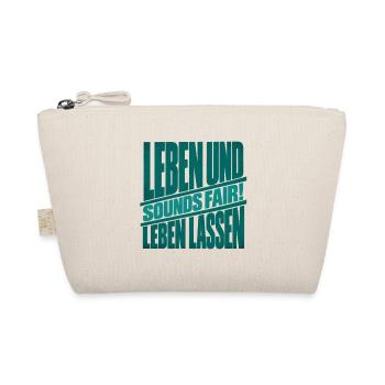 Leben und Leben lassen - Bio-Täschchen - Natur - Vorne