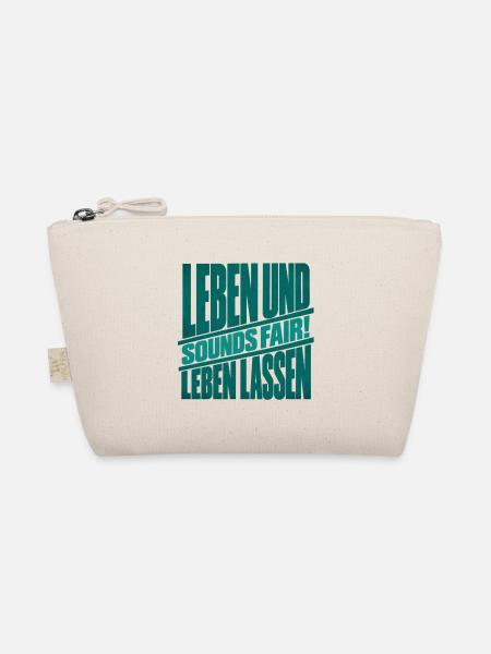 Leben und Leben lassen - Bio-Täschchen - Natur