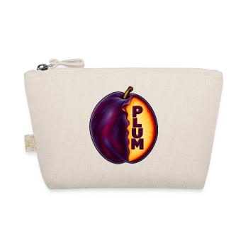 PLUM – Fruchtkunst - Bio-Täschchen - Natur - Vorne