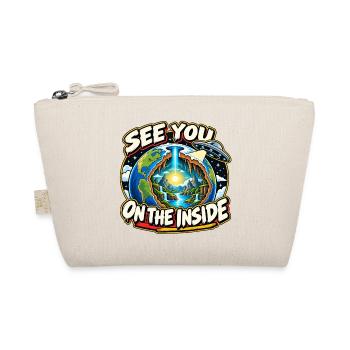 See You On The Inside – Hollow Earth - Bio-Täschchen - Natur - Vorne