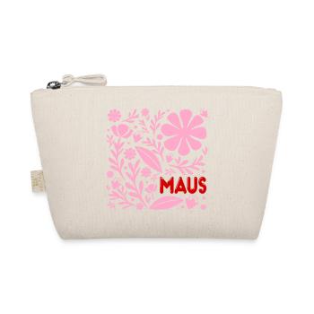 Blumen für Maus - Bio-Täschchen - Natur - Vorne