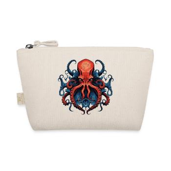 Oktopus Krake Bunt Illustration - Bio-Täschchen - Natur - Vorne